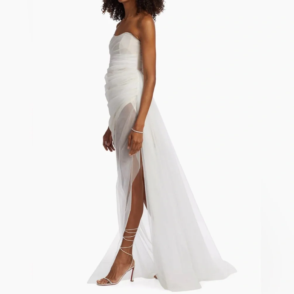 NWT The Bar Cleo Gown Blanc